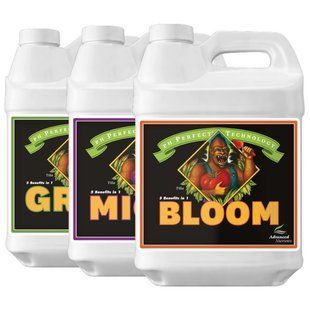 Advanced Nutrients pH Perfect Grow, Micro, Bloom 5л комплект удобрений