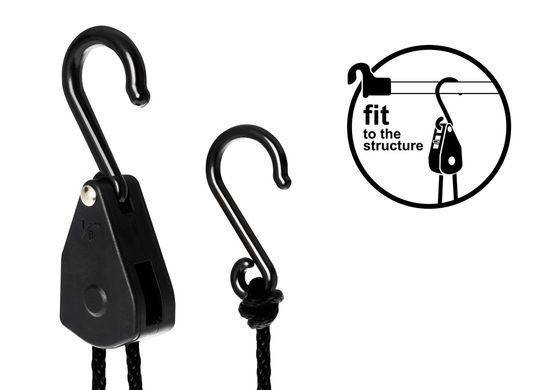 Підвіси для обладнання LIGHTHANGER PLASTIC PULLEYS