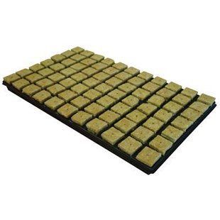 Кубики з мінеральної вати Grodan у касеті 3,5x3,5см - 77шт