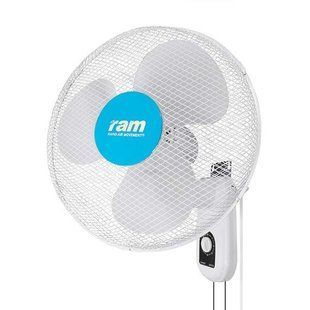 Настінний поворотний вентилятор RAM Wall Fan 40см 40W 3 швидкості