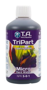 Удобрение для гидропоники Terra Aquatica Tripart Micro (Flora Micro GHE) Hard Water 0.5л